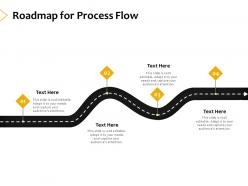 Roadmap for process flow a407 ppt powerpoint presentation icon design inspiration