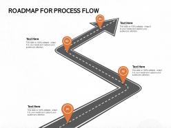 Roadmap for process flow a797 ppt powerpoint presentation icon slide