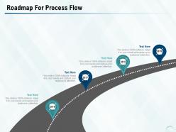 Roadmap for process flow a804 ppt powerpoint presentation icon examples