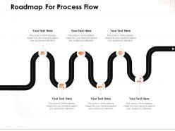 Roadmap for process flow attention n118 powerpoint presentation gridlines