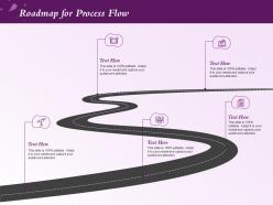Roadmap for process flow audience n138 ppt powerpoint presentation file files