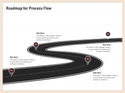 Roadmap for process flow audiences attention management ppt guidelines