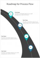 Roadmap For Process Flow Business Proposal Template One Pager Sample Example Document