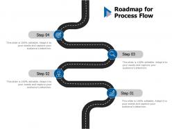 Roadmap for process flow c444 ppt powerpoint presentation outline images