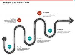 Roadmap for process flow m802 ppt powerpoint presentation icon display