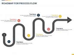 Roadmap for process flow ppt powerpoint presentation background designs