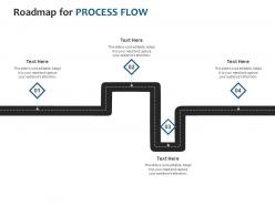 Roadmap for process flow ppt powerpoint presentation icon design