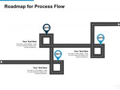 Roadmap for process flow ppt powerpoint presentation model summary