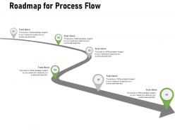 Roadmap for process flow ppt powerpoint presentation portfolio icon