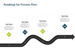 Roadmap for process flow ppt powerpoint presentation slides designs