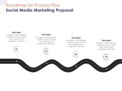 Roadmap For Process Flow Social Media Marketing Proposal Ppt Powerpoint Presentation Portfolio