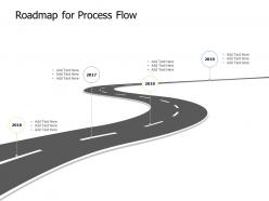 Roadmap for process flow years k347 ppt powerpoint presentation model
