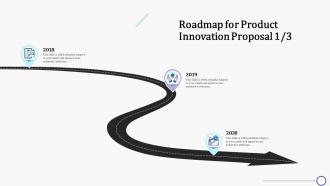 Roadmap for product innovation proposal ppt summary themes