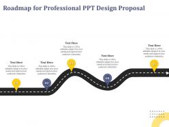 Roadmap for professional ppt design proposal attention ppt powerpoint presentation visual aids summary