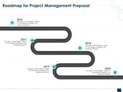 Roadmap for project management proposal ppt powerpoint presentation picture