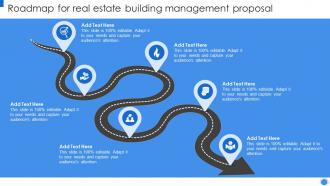 Roadmap For Real Estate Building Management Proposal Ppt File Influencers