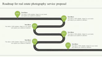 Roadmap For Real Estate Photography Service Proposal Ppt Show Mockup