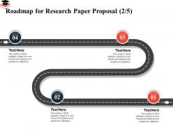 Roadmap for research paper proposal attention ppt powerpoint presentation infographics
