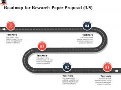 Roadmap for research paper proposal audiences ppt powerpoint presentation inspiration