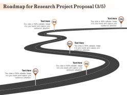 Roadmap for research project proposal l1588 ppt powerpoint presentation layouts aids