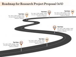 Roadmap for research project proposal l1589 ppt powerpoint presentation professional