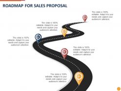 Roadmap for sales proposal ppt powerpoint presentation ideas background