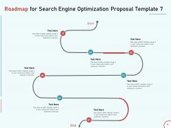 Roadmap for search engine optimization proposal template seven ppt presentation designs