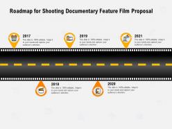 Roadmap for shooting documentary feature film proposal 2017 to 2021 years ppt powerpoint presentation ideas