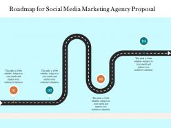 Roadmap For Social Media Marketing Agency Proposal Ppt Powerpoint Presentation Portfolio Vector