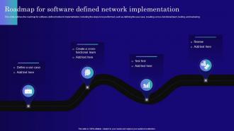 Roadmap For Software Defined Network Implementation Software Defined Networking IT