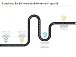 Roadmap for software maintenance proposal r106 ppt file aids