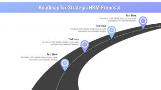 Roadmap for strategic hrm proposal ppt powerpoint presentation layouts icon