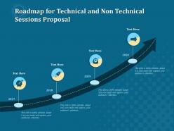 Roadmap For Technical And Non Technical Sessions Proposal Ppt Inspiration