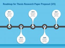 Roadmap for thesis research paper proposal r161 ppt demonstration