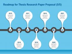 Roadmap for thesis research paper proposal r163 ppt file aids