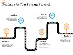 Roadmap For Tour Package Proposal Ppt Powerpoint Presentation Icon Layouts