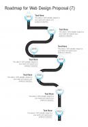 Roadmap For Web Design Proposal One Pager Sample Example Document