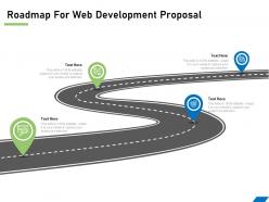 Roadmap for web development proposal ppt powerpoint presentation file formats