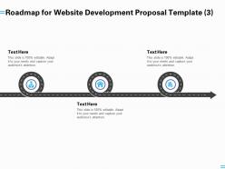 Roadmap for website development proposal template a1250 ppt powerpoint presentation model