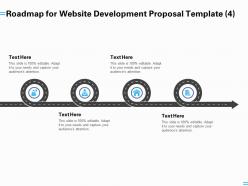 Roadmap for website development proposal template a1251 ppt portfolio graphic images
