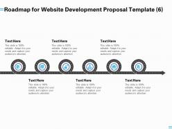 Roadmap for website development proposal template a1253 ppt powerpoint presentation outline