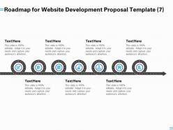 Roadmap for website development proposal template a1254 ppt powerpoint presentation gallery