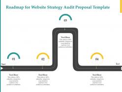Roadmap For Website Strategy Audit Proposal Template Ppt Powerpoint Presentation File