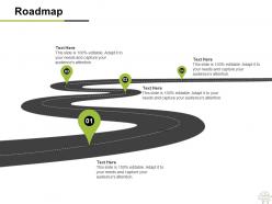 Roadmap four process c1166 ppt powerpoint presentation file slide download