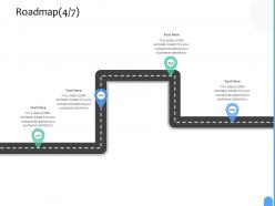 Roadmap four process c1235 ppt powerpoint presentation ideas maker