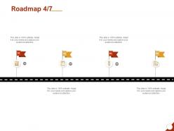Roadmap four process c1267 ppt powerpoint presentation slides icon