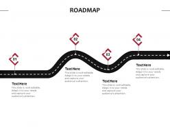 Roadmap four stage l850 ppt powerpoint presentation styles