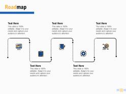 Roadmap gears ppt powerpoint presentation pictures maker