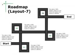 Roadmap Layouts For A Project Powerpoint Presentation Slides
