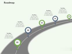 Roadmap m3135 ppt powerpoint presentation layouts shapes